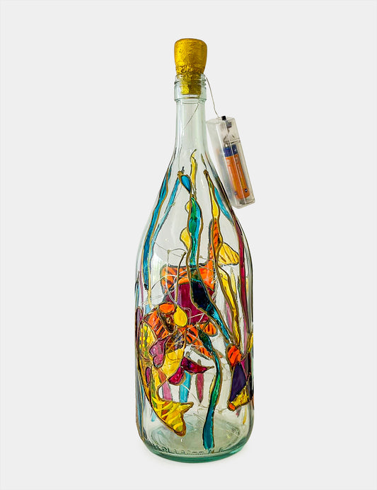Lámpara Botella Reciclada: Acuario